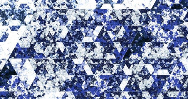 Pixelated Hexagon Fractal HD Wallpaper Background