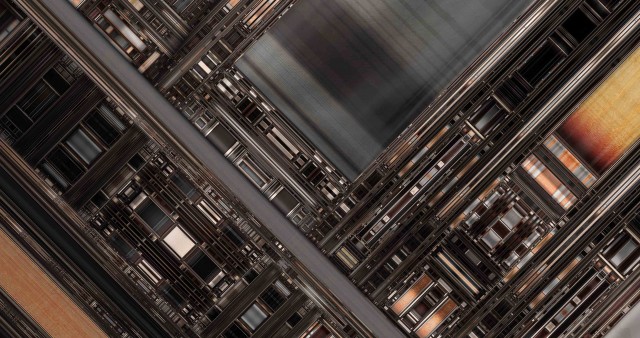 4K Retro Birdseye City Wallpaper