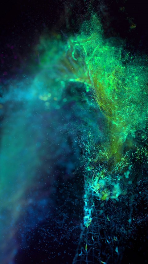 Free Ring Dust Blue Green Wallpaper For Mobile
