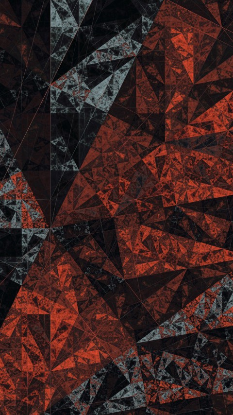 Free Dark Pinwheel Fractal 4K Wallpaper Mobile