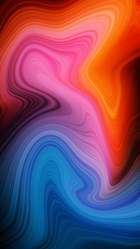 Mix Falling Colors 4k Mobile Wallpaper