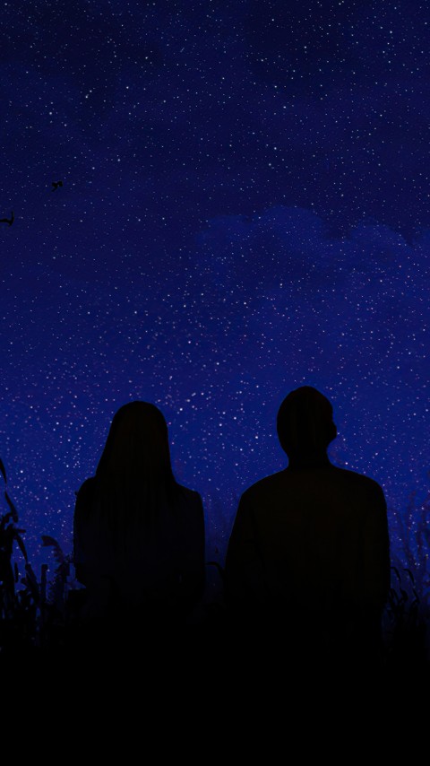 You And Me Stargazing Wallpaper Phone
