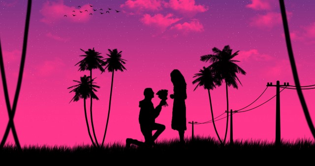 4K Digital Win Love Art Wallpaper